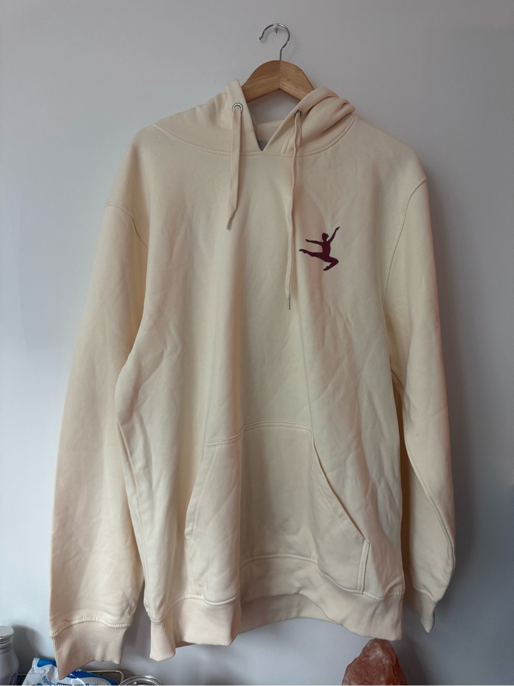 Feeling Good Graphic Hoodie Sweatshirt Pale Soft Yellow Large L